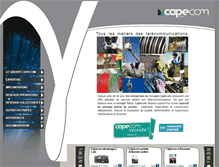 Tablet Screenshot of capecom.fr